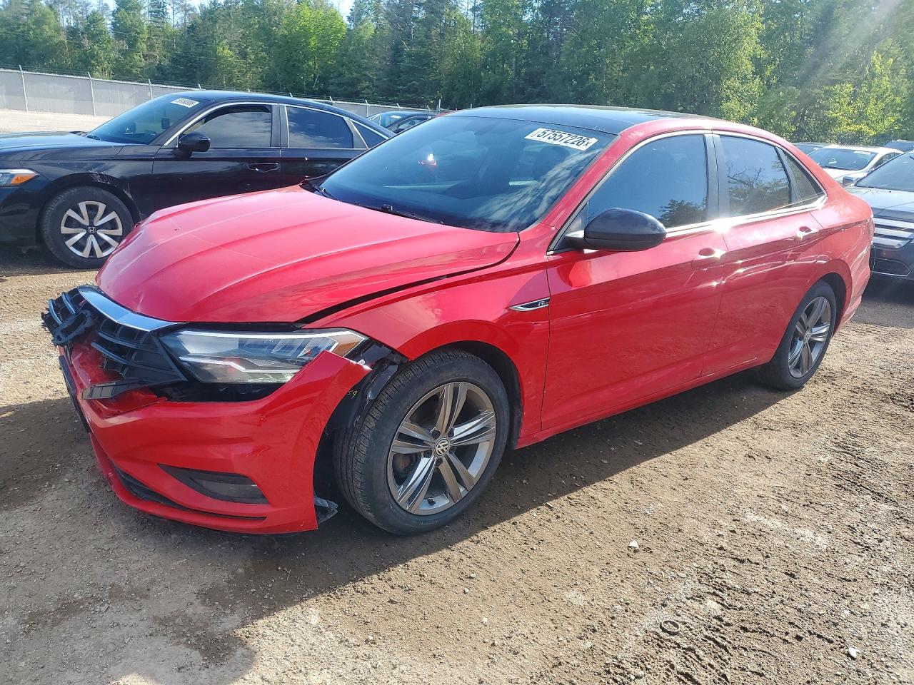 2019 Volkswagen Jetta SEL, VIN 3VWE57BU5KM194716 — Перед