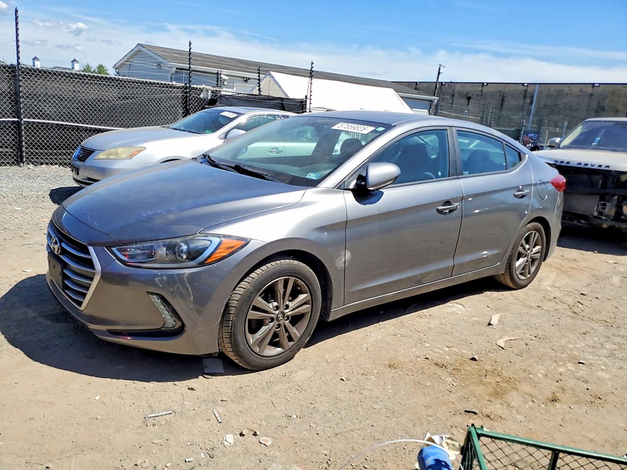 2018 Hyundai Elantra SEL, VIN 5NPD84LF2JH349473 — Rear end