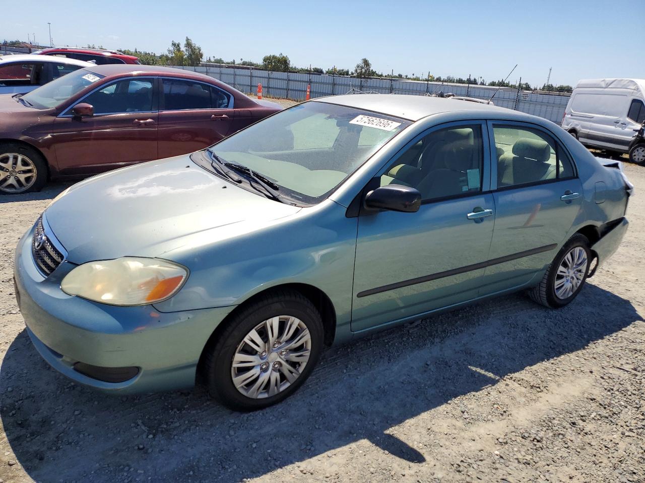 2007 Toyota Corolla CE, VIN 1NXBR32E77Z834824 — Rear end