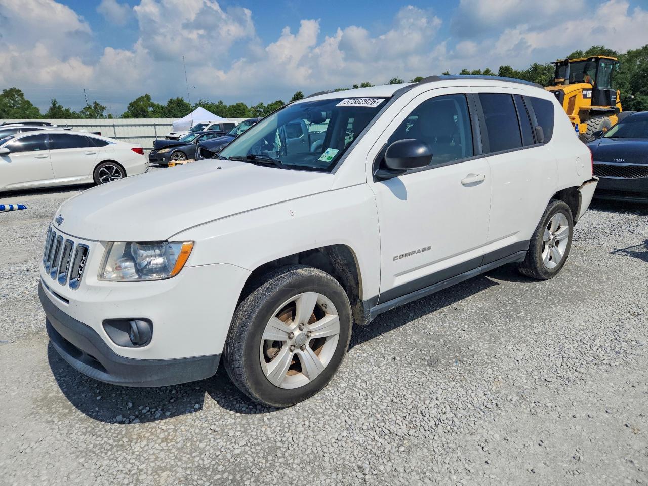 2012 Jeep Compass Sport, VIN 1C4NJCBB8CD639405 — Rear end