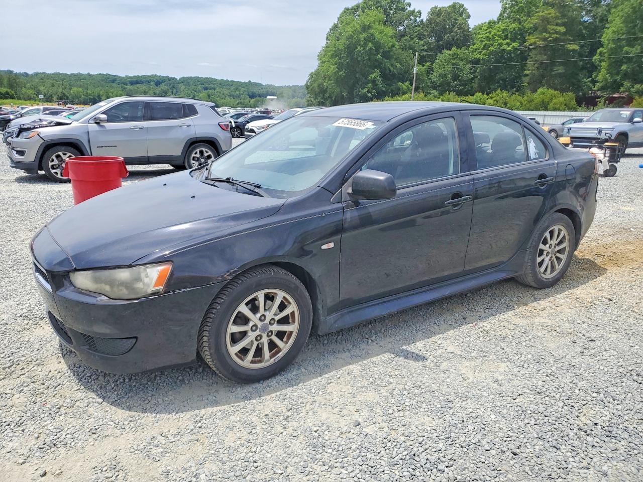 2011 Mitsubishi Lancer ES, VIN JA32U2FU9BU043927 — Side