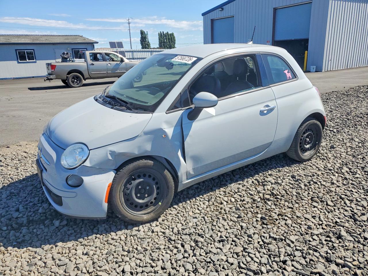 2016 FIAT 500 Pop, VIN 3C3CFFAR5GT184574 — Перед