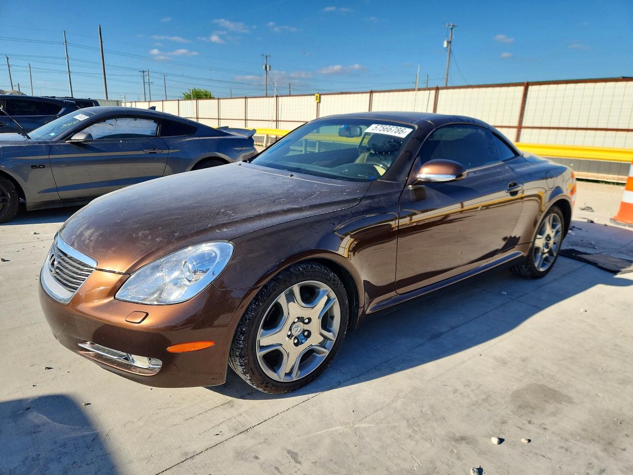 2007 Lexus SC 430, VIN JTHFN45Y779013933 — Rear end