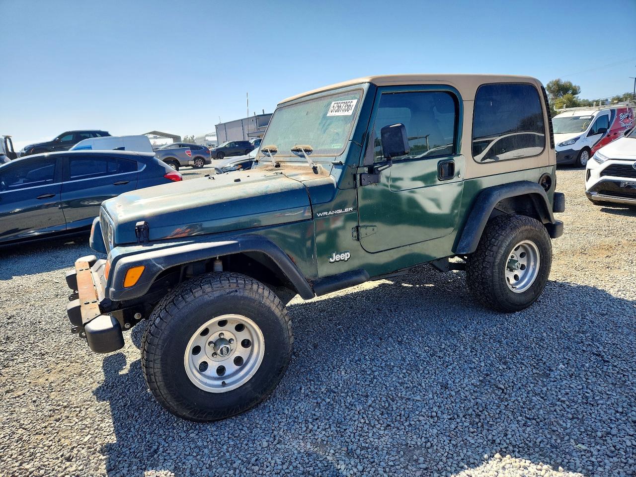 2001 Jeep Wrangler SE, VIN 1J4FA29P51P314720 — Minor dents and scratches