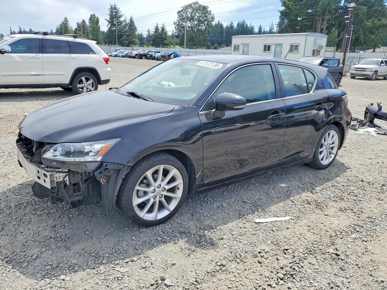 2011 Lexus CT 200h Premium, VIN JTHKD5BH9B2028947 — Перед