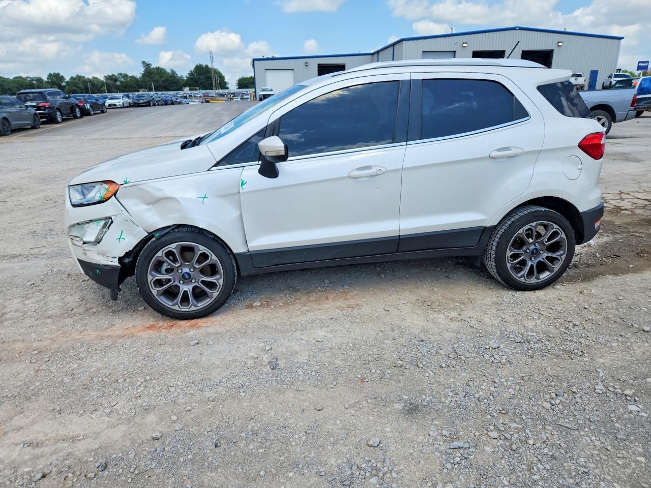 2018 Ford EcoSport Titanium, VIN MAJ3P1VE0JC176507 — Front end