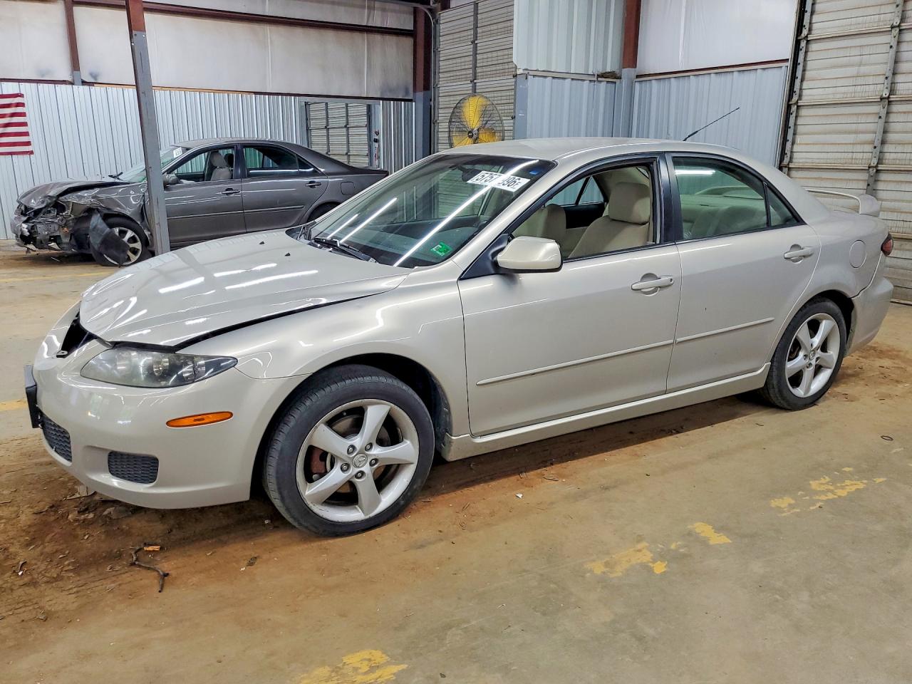 2007 Mazda 6 i Sport VE, VIN 1YVHP80C475M19175 — Front end