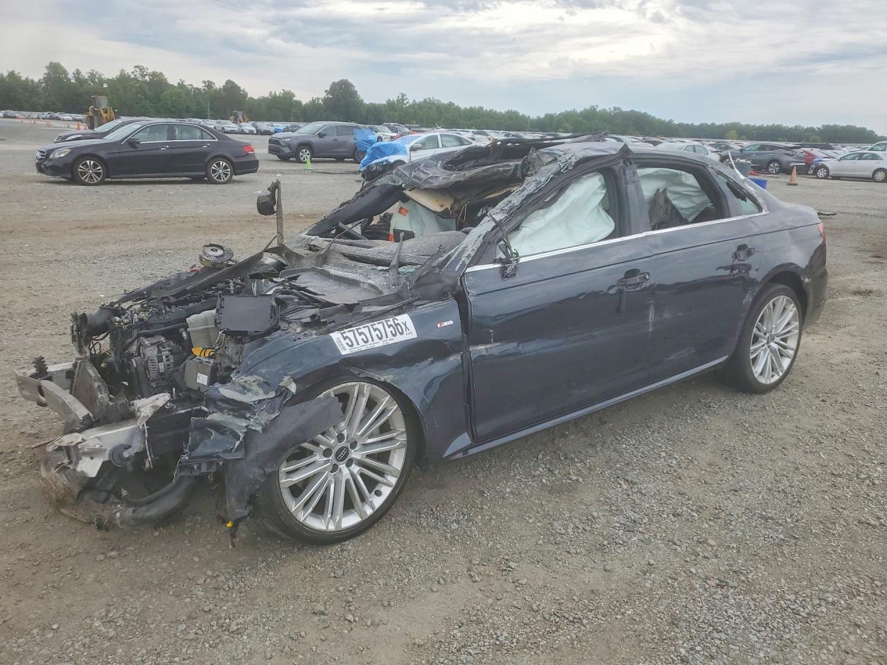 2017 Audi A4 Premium Plus, VIN WAUENAF40HN027198 — Rollover