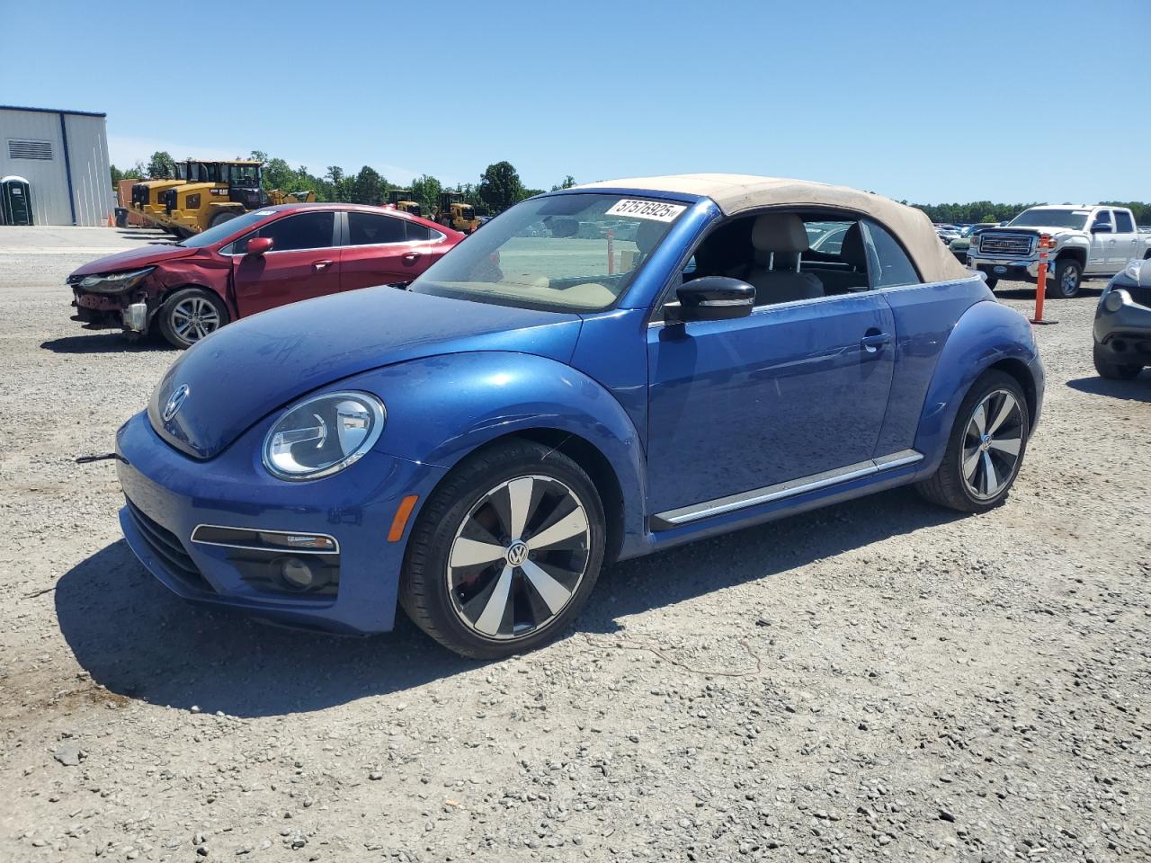 2013 Volkswagen Beetle 2.0T R-Line, VIN 3VW7S7AT8DM826556 — Partial repair