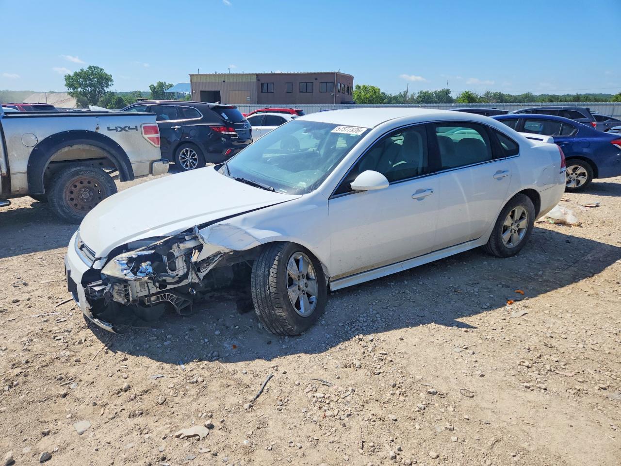 2010 Chevrolet Impala LT, VIN 2G1WB5EK9A1161697 — Front end