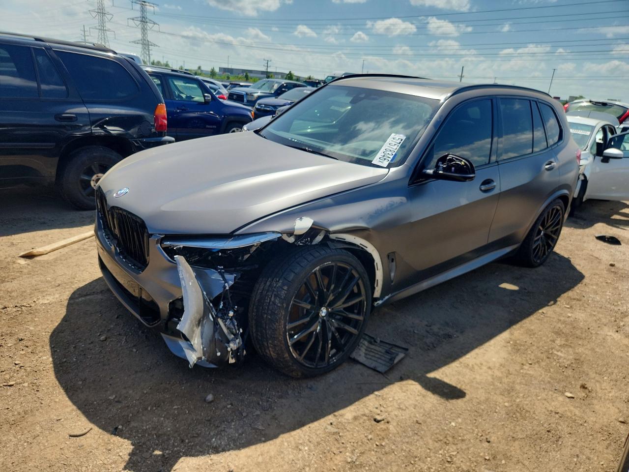 2019 BMW X5 xDrive50i, VIN 5UXJU2C52KLN65250 — Front end