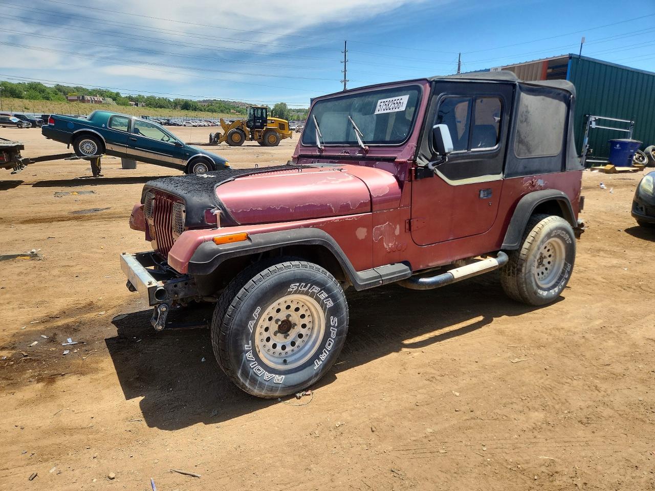 1994 Jeep Wrangler S, VIN 1J4FY19P9RP422033 — Normal wear
