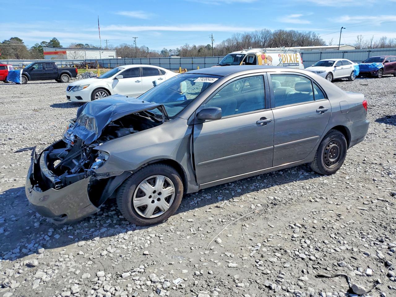 2007 Toyota Corolla LE, VIN 1NXBR32E87Z869548 — Front end