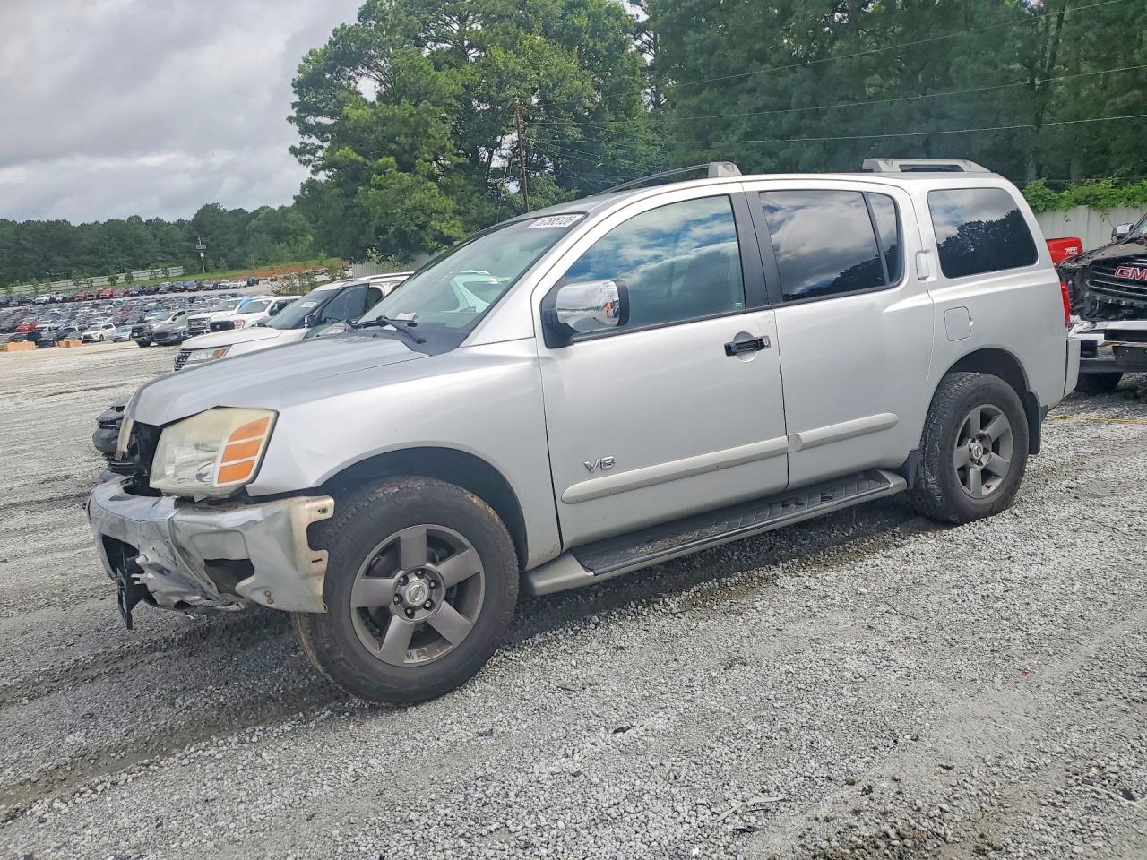 2005 Nissan Armada LE, VIN 5N1AA08A75N713160 — Front end