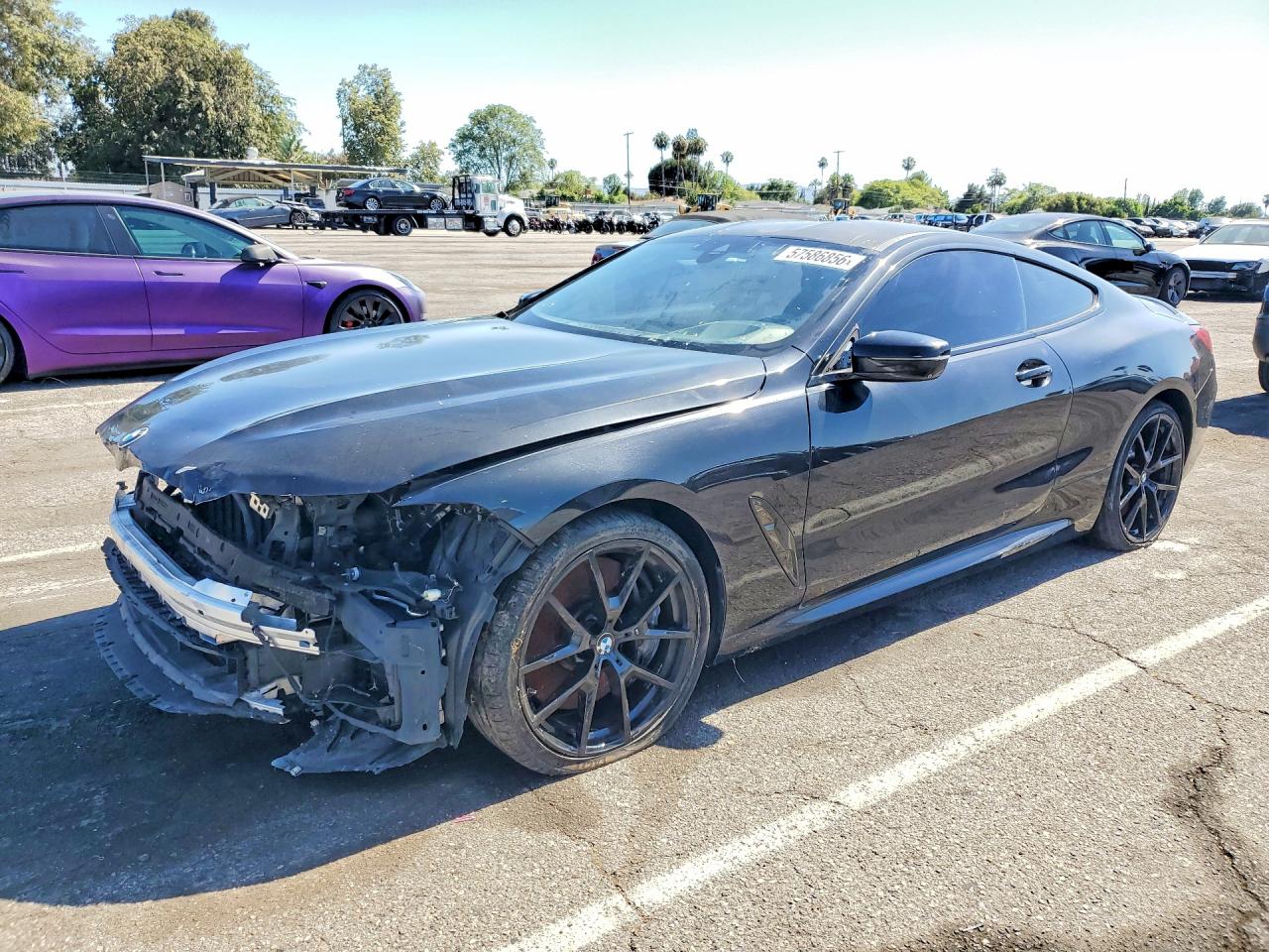 2019 BMW 8 Series M850i xDrive, VIN WBABC4C51KBU96042 — Front end