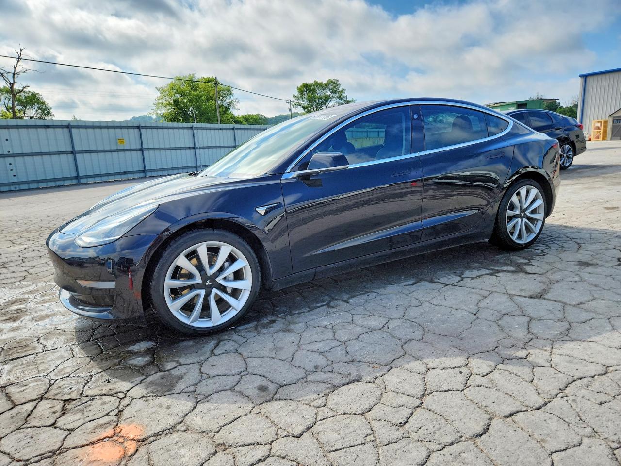 2019 Tesla Model 3 Mid Range, VIN 5YJ3E1EA0KF300387 — Water / flood
