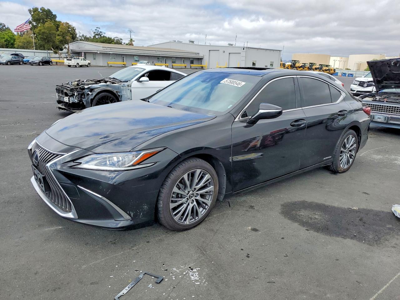 2019 Lexus ES 300h Ultra Luxury, VIN JTHB21B1XK2036900 — Вандализм