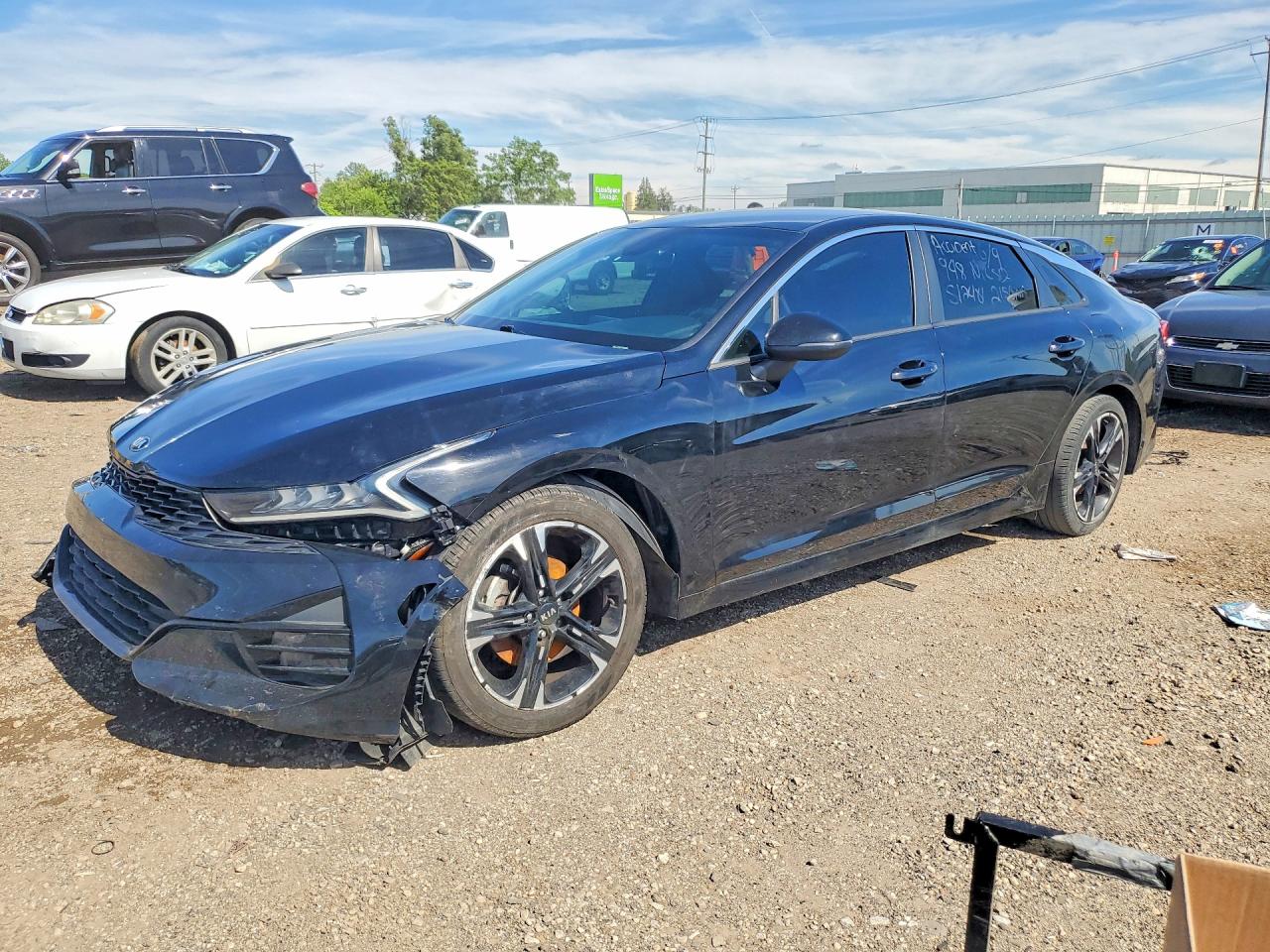 2021 Kia K5 GT-Line, VIN 5XXG64J27MG019699 — Front end