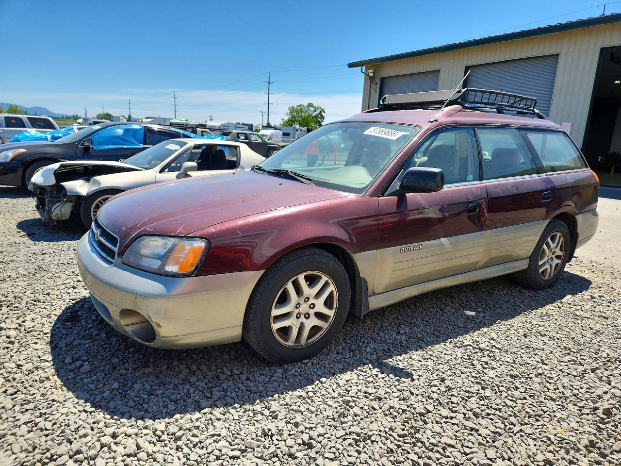 2000 Subaru Legacy Outback, VIN 4S3BH6654Y7654140 — Vandalism