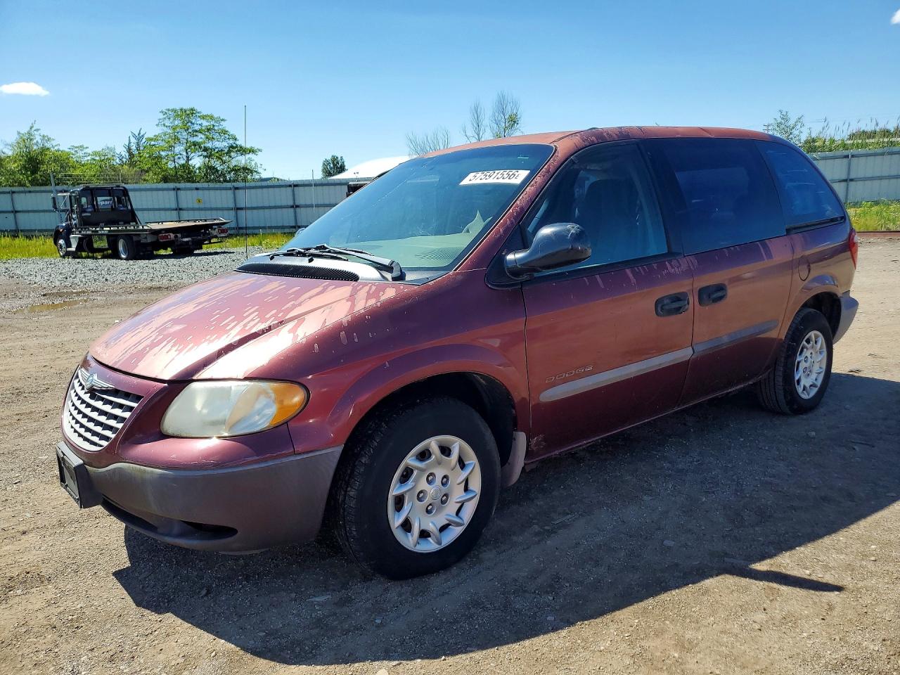 2002 Chrysler Voyager, VIN 1C4GJ25B32B521710 — Roof