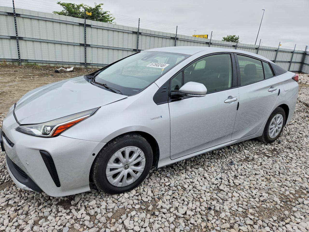 2020 Toyota Prius LE, VIN JTDKARFU9L3108897 — Front end