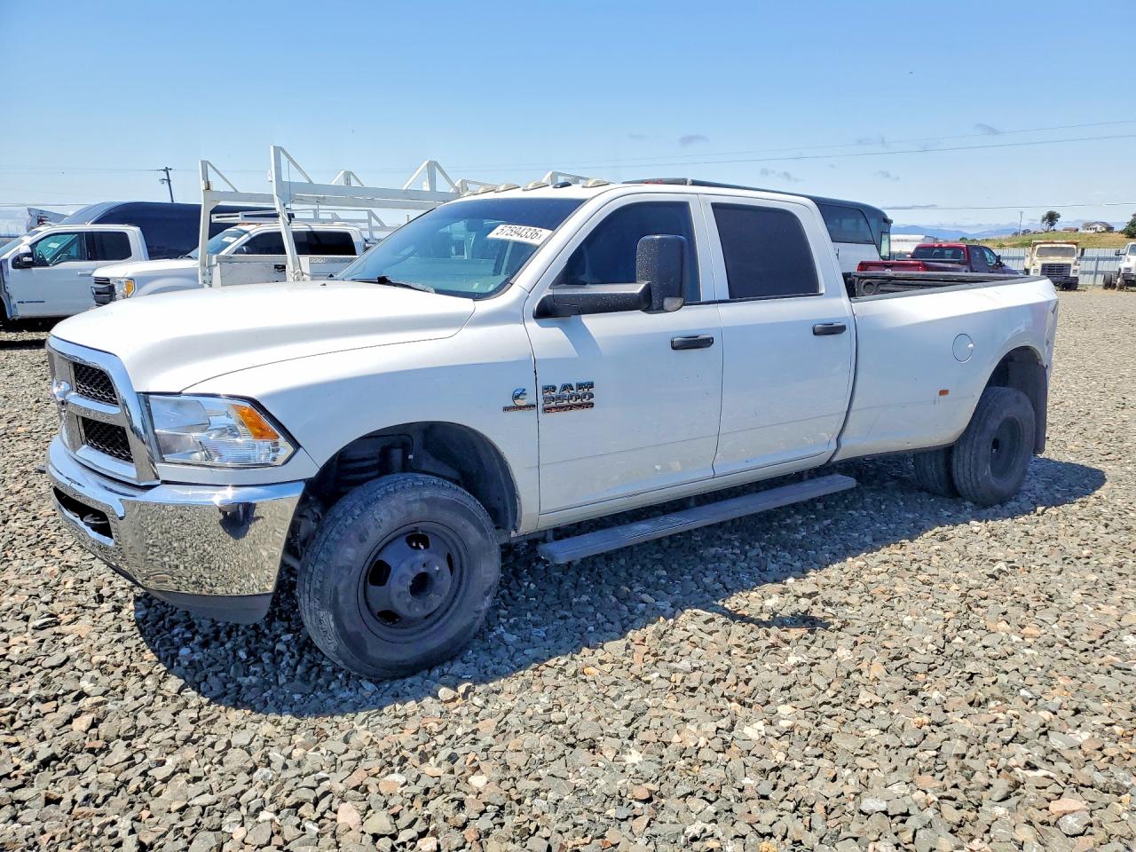 2018 Ram 3500 Tradesman, VIN 3C63RRGL5JG120386 — Rear end