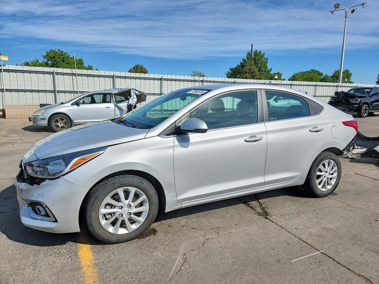 2022 Hyundai Accent SEL, VIN 3KPC24A69NE175119 — Rear end