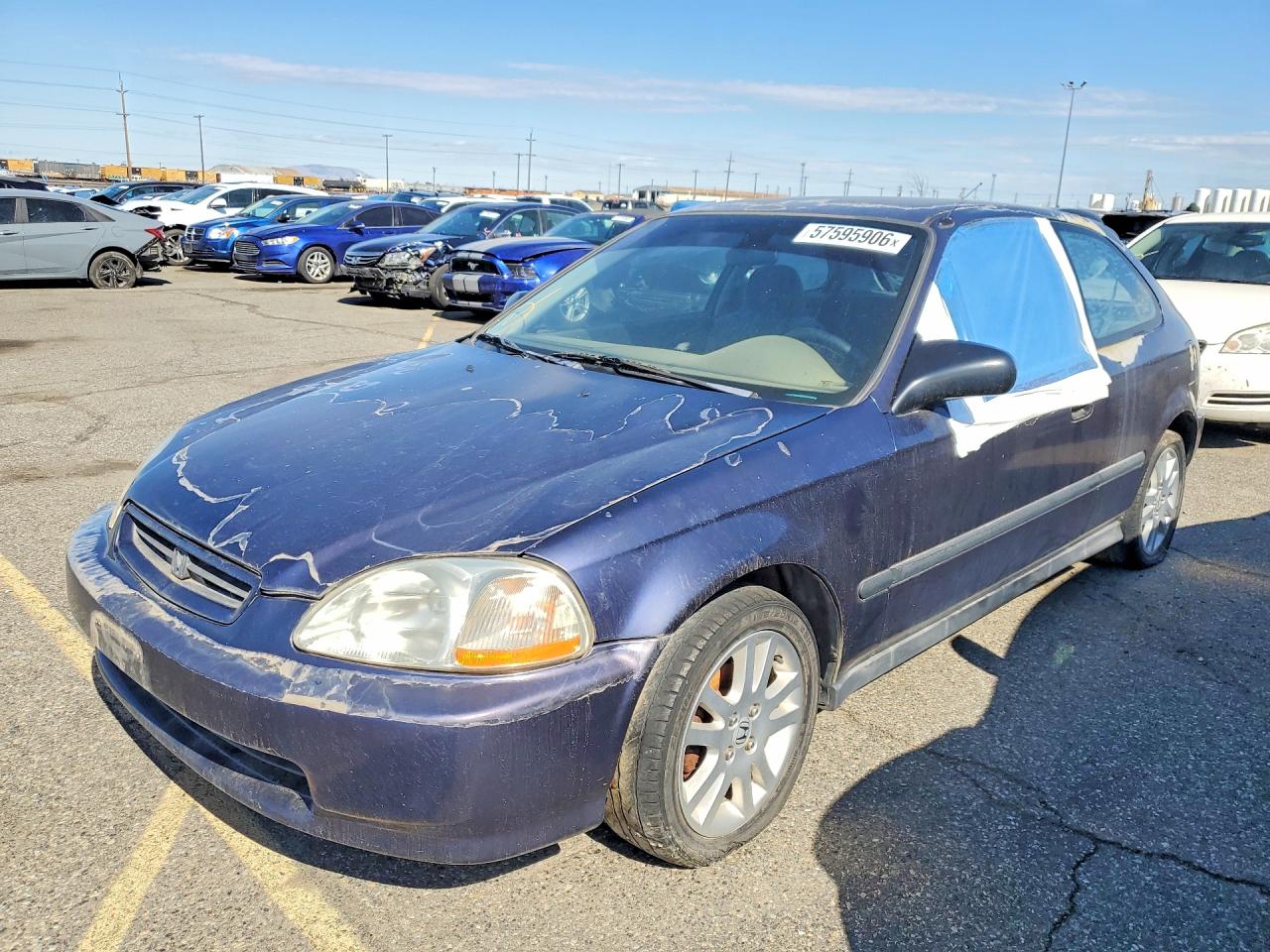 1998 Honda Civic CX, VIN 2HGEJ6327WH104154 — Side