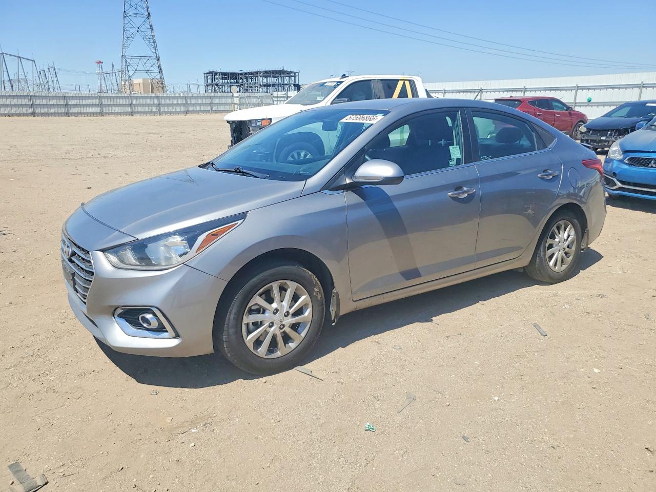 2021 Hyundai Accent SE, VIN 3KPC24A63ME153163 — Rear end