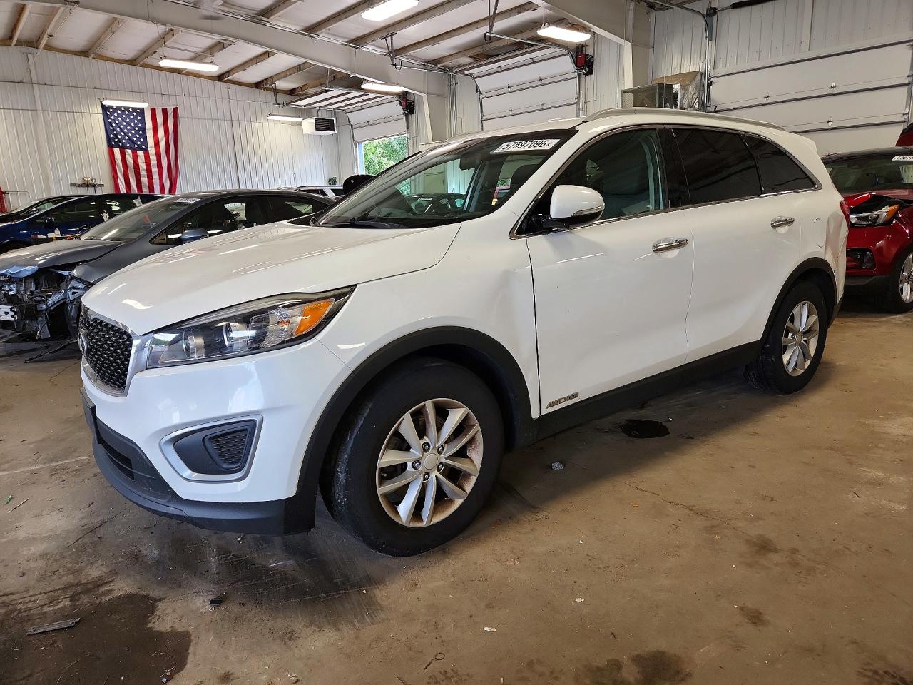 2017 Kia Sorento LX, VIN 5XYPGDA54HG234367 — Rear end