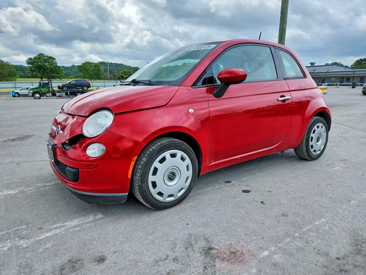 2014 FIAT 500 Pop, VIN 3C3CFFARXET248914 — Front end