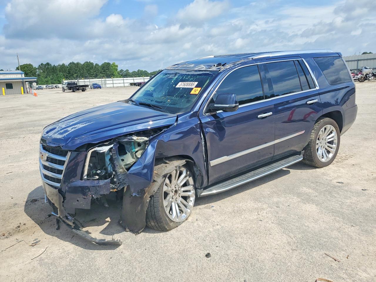 2017 Cadillac Escalade Luxury, VIN 1GYS4BKJXHR316196 — Rollover