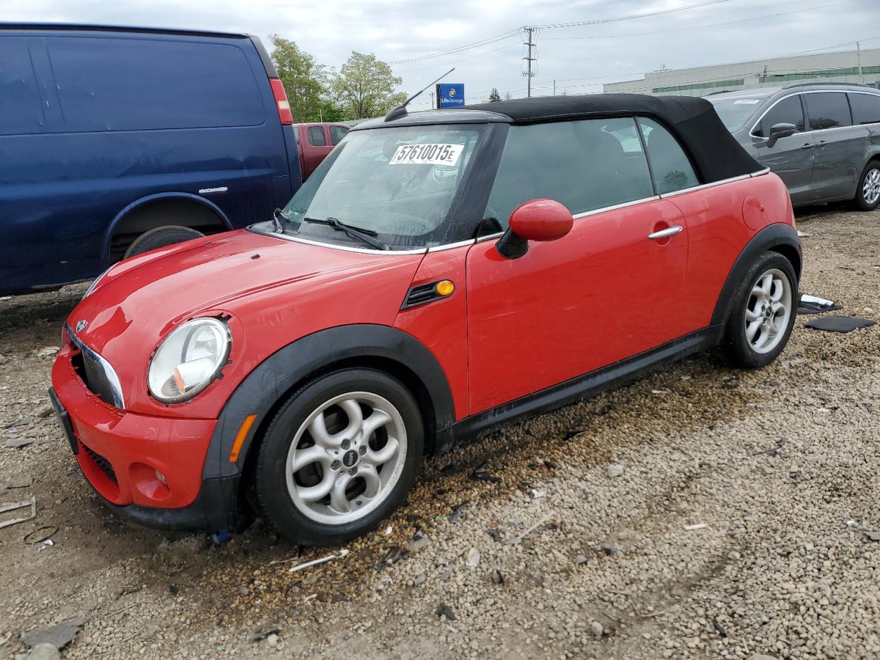 2012 MINI Convertible, VIN WMWZN3C58CT134224 — Перед
