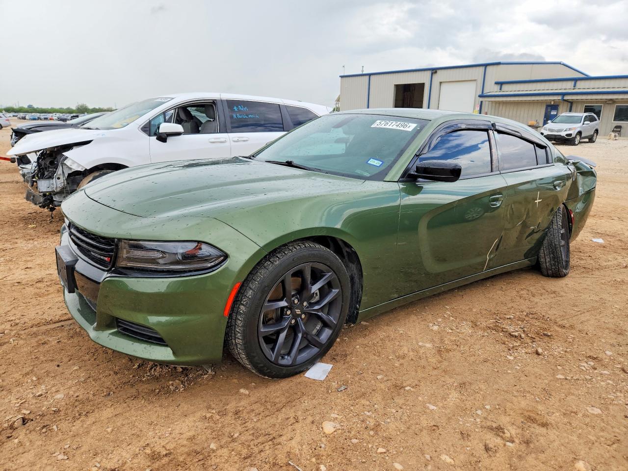 2021 Dodge Charger SXT, VIN 2C3CDXBG8MH608424 — Rear end