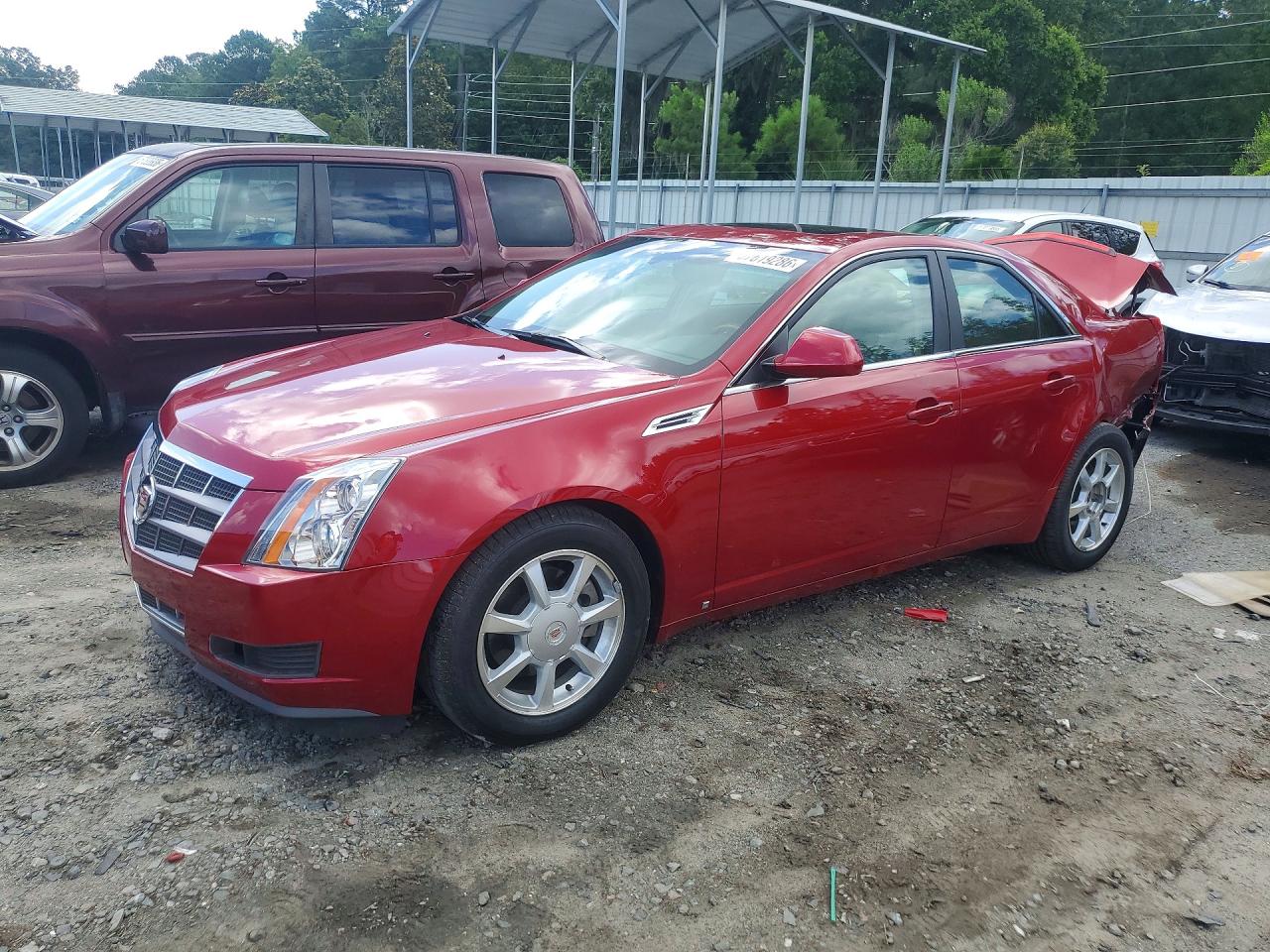 2009 Cadillac CTS RWD, VIN 1G6DU57V290143116 — Rear end