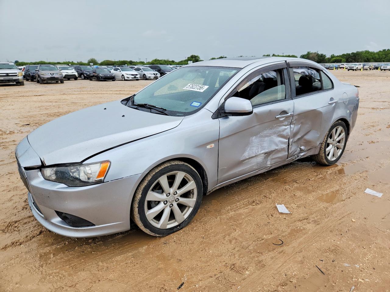 2013 Mitsubishi Lancer GT, VIN JA32U8FW5DU004372 — Side