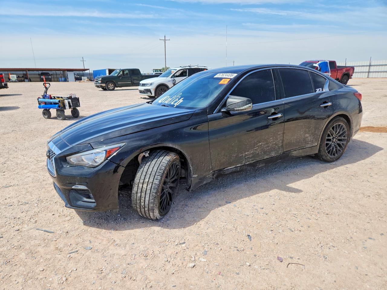 2021 Infiniti Q50 Pure, VIN JN1EV7AR8MM751278 — Front end