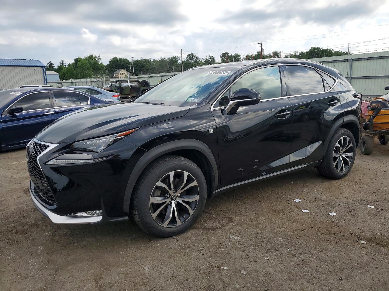 2016 Lexus NX F Sport, VIN JTJBARBZ6G2089719 — Side