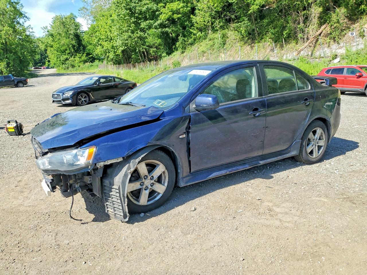 2014 Mitsubishi Lancer SE, VIN JA32V2FW2EU002686 — Front end