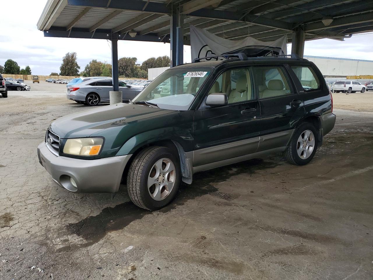 2003 Subaru Forester XS, VIN JF1SG65663H732987 — Water / flood