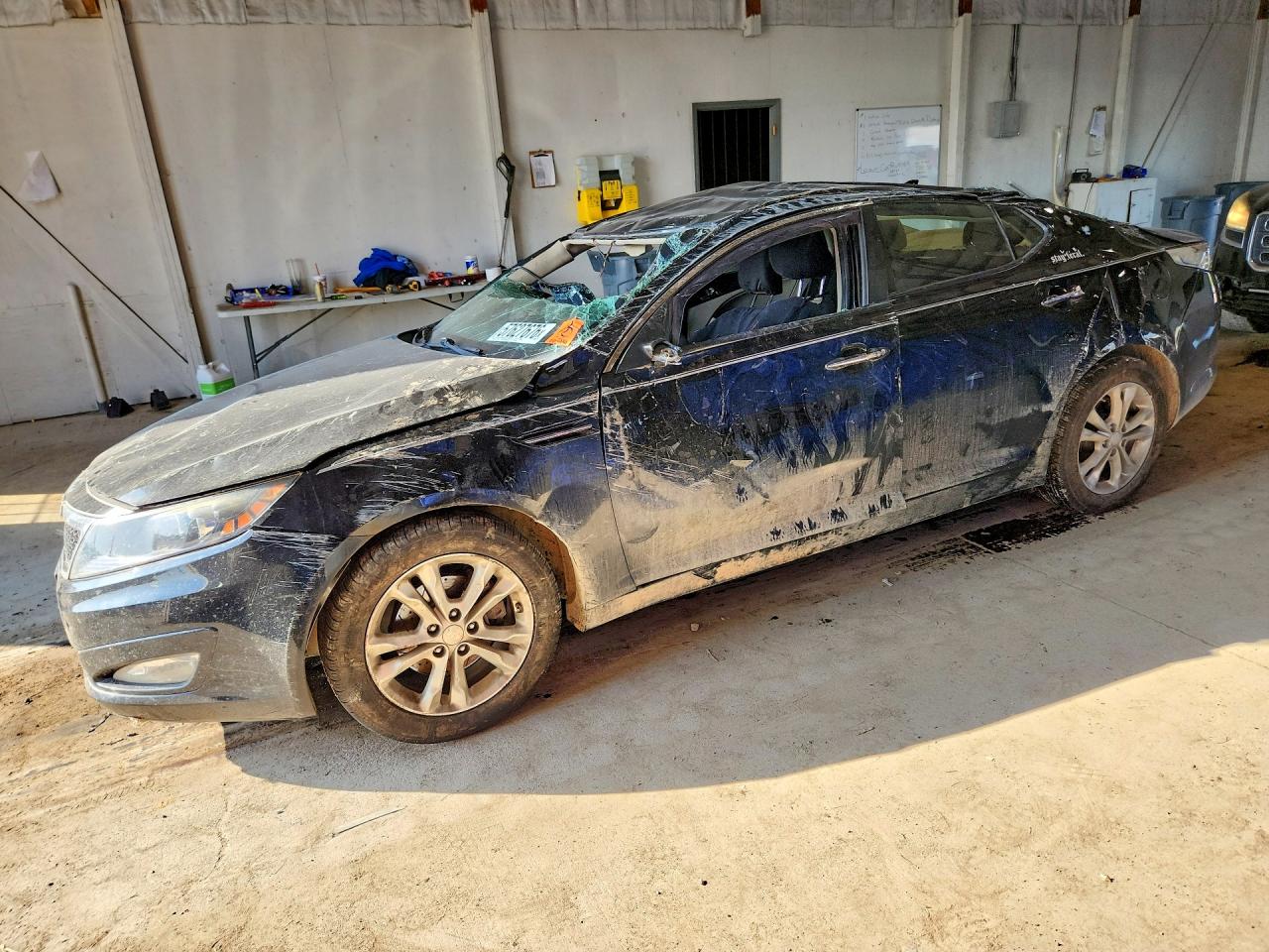 2012 Kia Optima EX, VIN 5XXGN4A72CG061579 — Опрокидывание