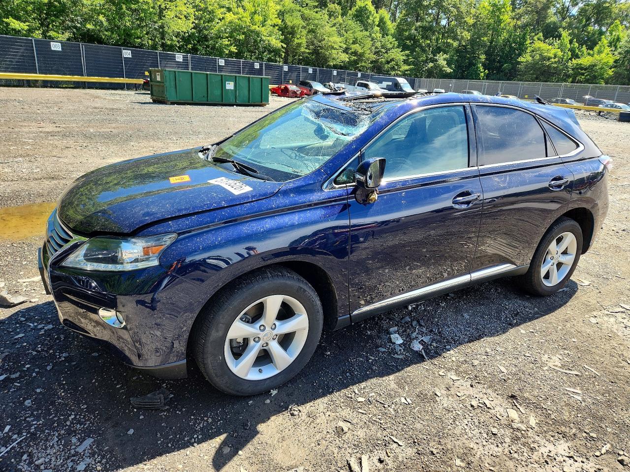 2013 Lexus RX 350, VIN 2T2BK1BA1DC191014 — Roof