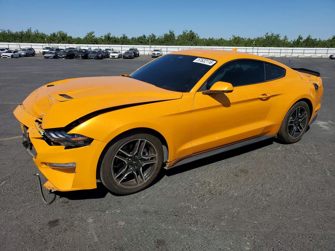2022 Ford Mustang EcoBoost, VIN 1FA6P8TH5N5140387 — Front end