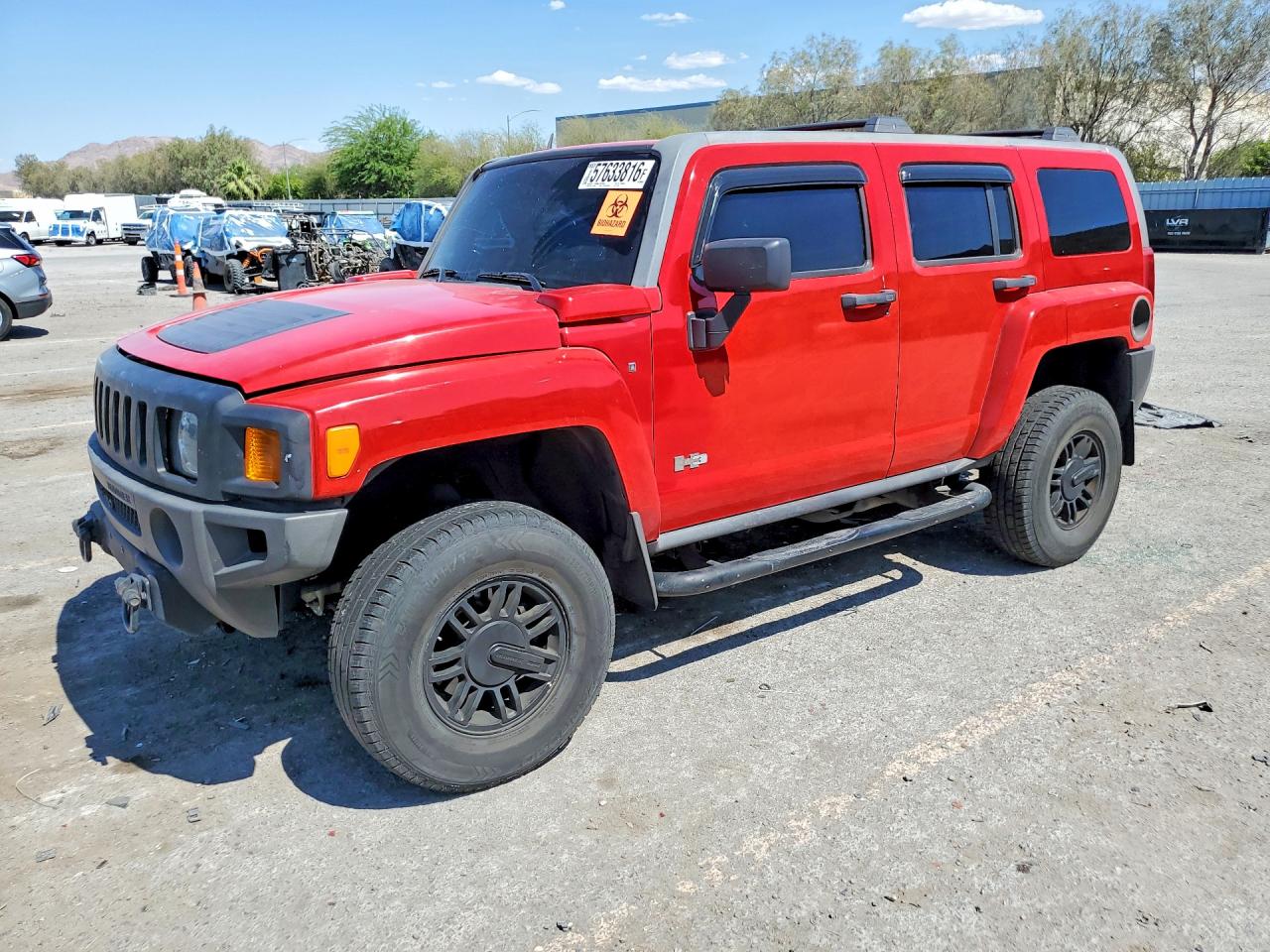 2009 Hummer H3 SUV, VIN 5GTEN13E398103408 — Front end