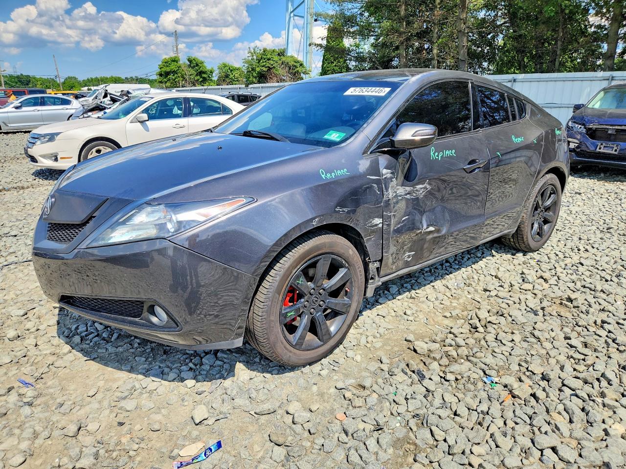 2011 Acura ZDX Technology, VIN 2HNYB1H42BH500003 — Side