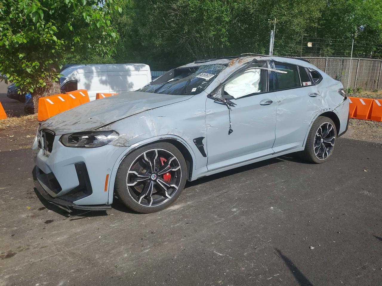 2023 BMW X4 M, VIN 5YM23EC03P9R31145 — Опрокидывание