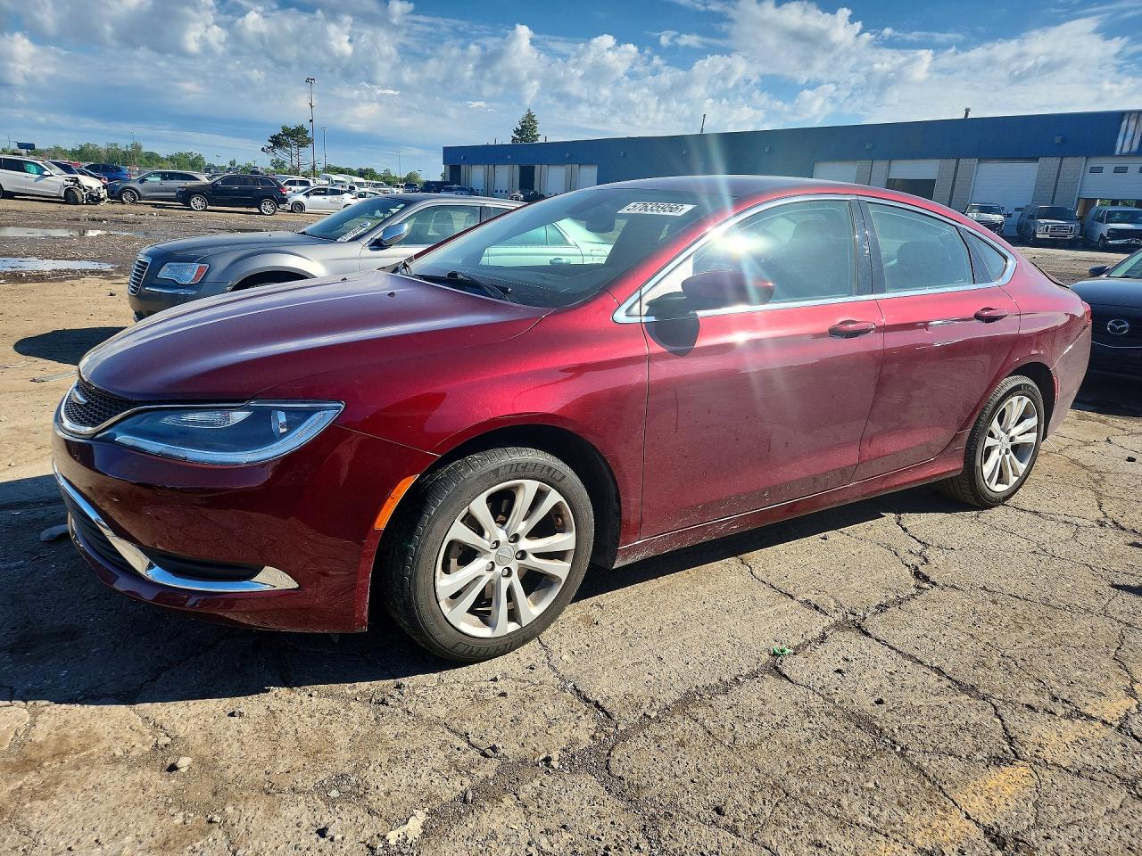 2015 Chrysler 200 Limited, VIN 1C3CCCAB8FN520999 — Rear end