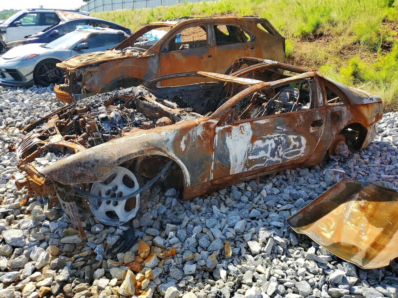 1991 Nissan 300ZX, VIN JN1CZ24H1MX504362 — Пожар