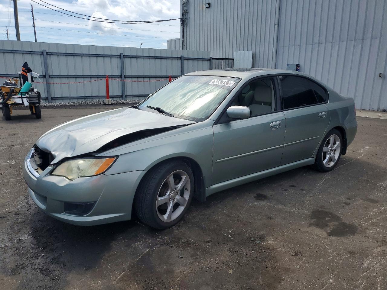 2009 Subaru Legacy Special, VIN 4S3BL616X97221549 — Front end