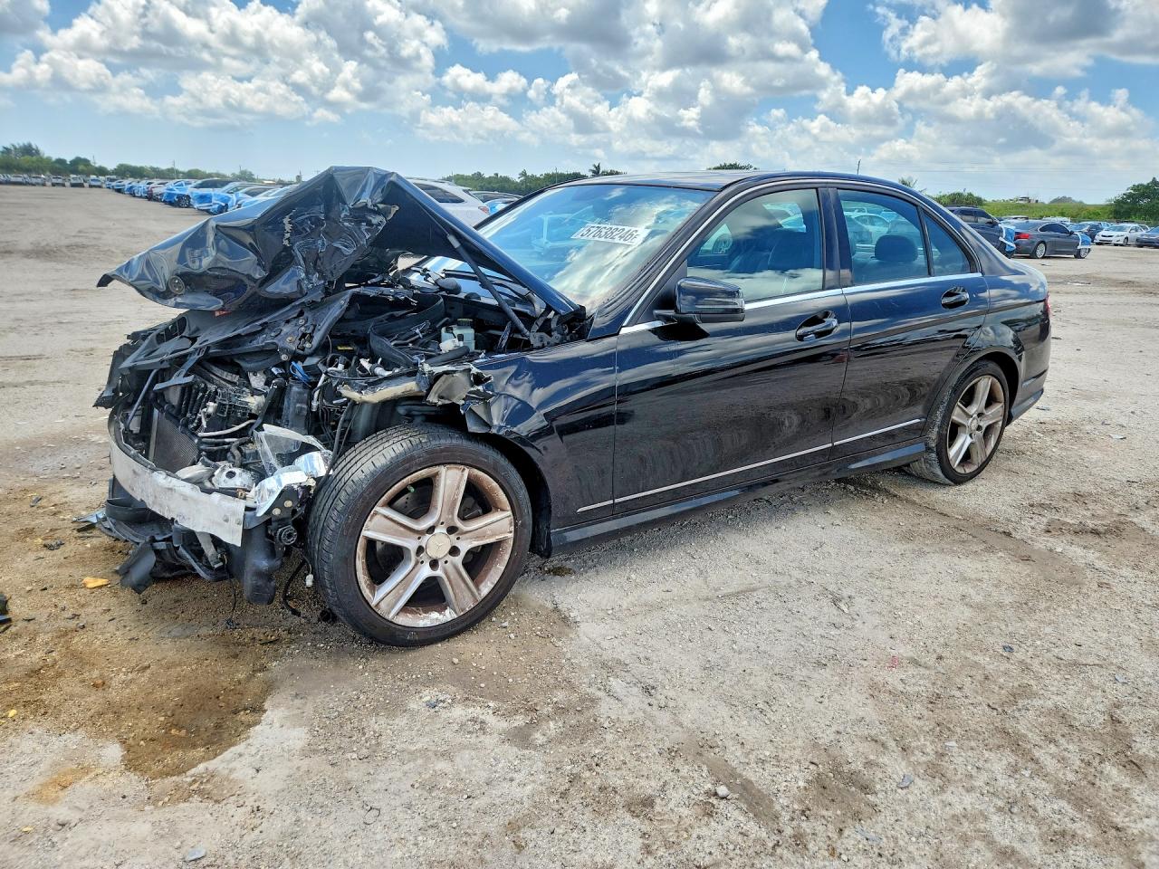 2010 Mercedes-Benz C 300 Sport, VIN WDDGF8BB2AR105782 — Front end